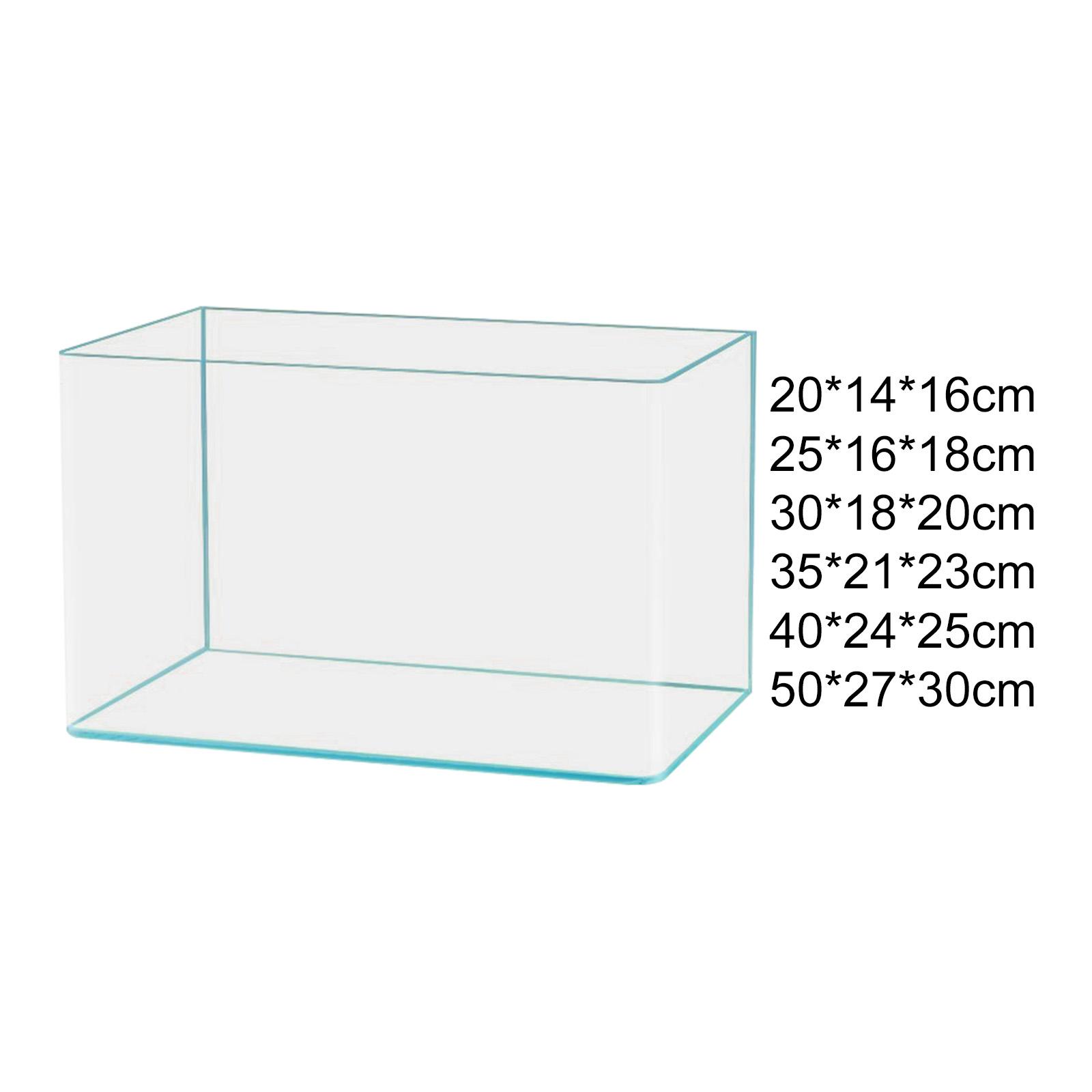 Marine Aquarium Live - Decoración de pecera de vidrio transparente,