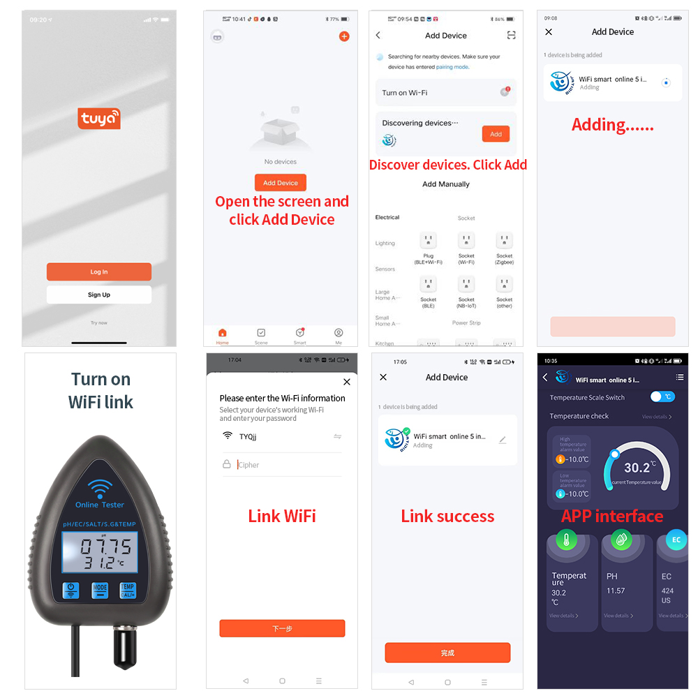 Tuya WiFi 5 en 1 medidor de ca - Marine Aquarium Par Meter reseña y precio