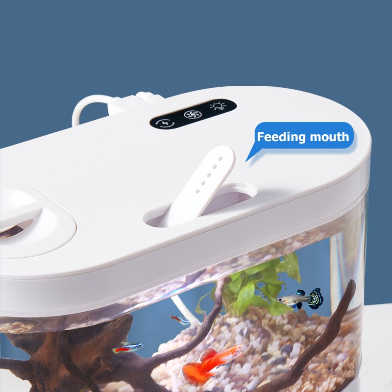 Mini Acuario de Escritorio con - Marine Aquarium Water Change reseña y precio