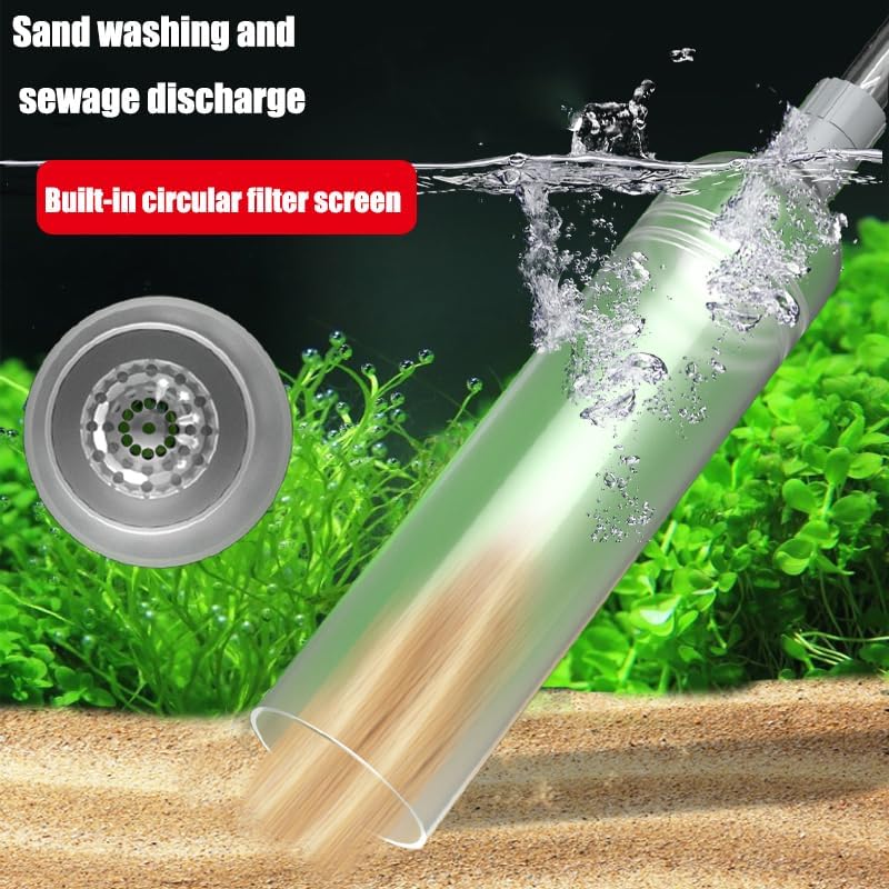 Aspirador de sifón para acuari - Marine Aquarium Water Change reseña y precio