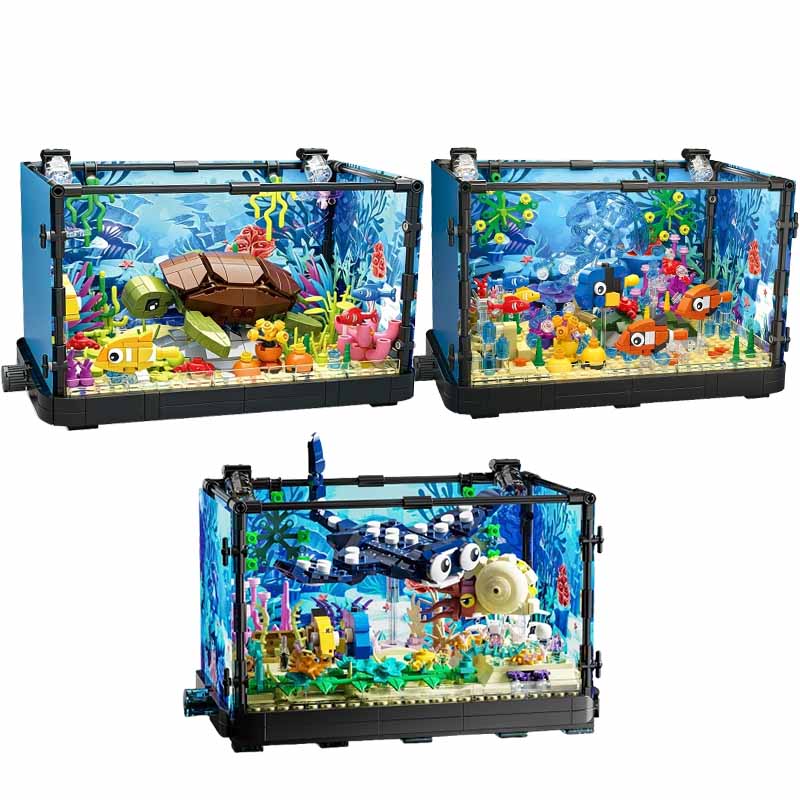 Juego de bloques de construcci - Marine Aquarium Home reseña y precio